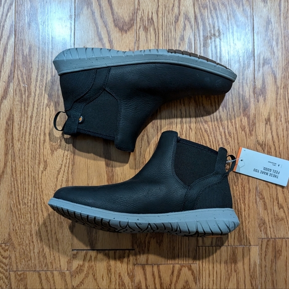 Bogs Mens Spruce Chelsea Pull On Boots Waterproof Outdoor 72755 Size 10 - Picture 3 of 7